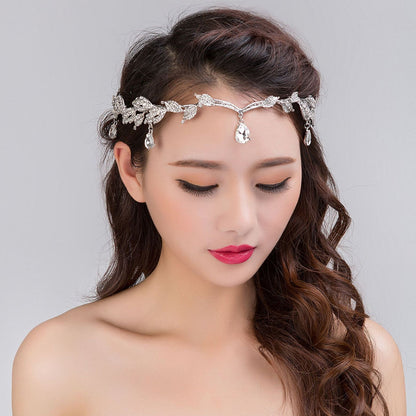 New Golden Crown Headband Wedding Headdress