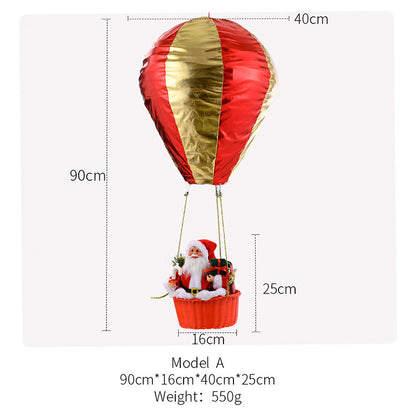 Christmas Decoration Hot Air Balloon Atmosphere Ceiling