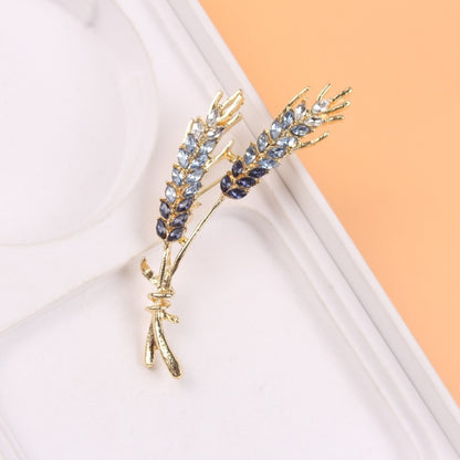 Good-looking Ears Of Wheat Brooch Diamond Elegant Graceful