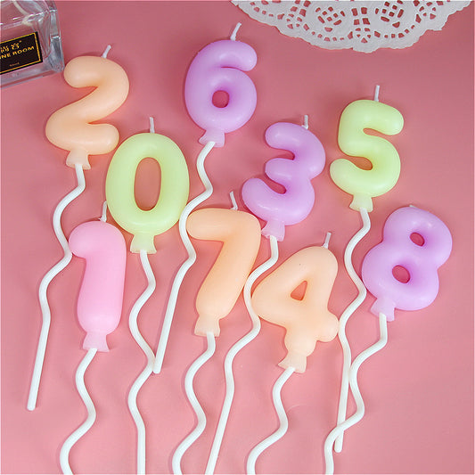 Rotating Balloons Digital Candles Birthday Candles