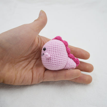 Little Dinosaur Knitted Pendant Key Ring