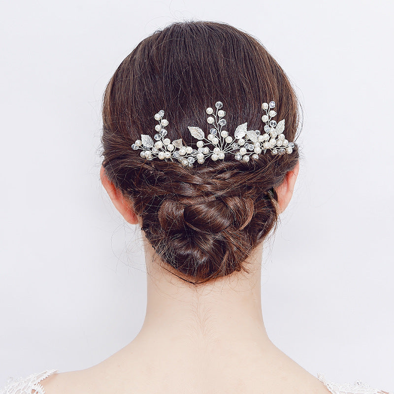 Alloy Leaf Bridal Hairpin