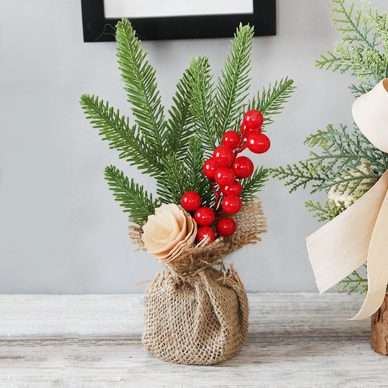 Adornos navideños pequeños de hierro forjado para árbol de Navidad