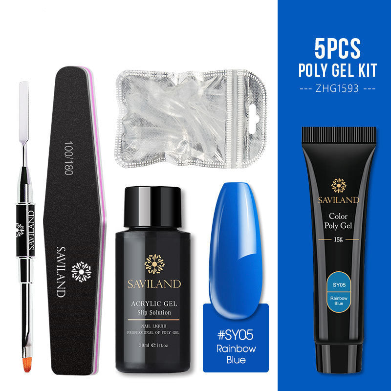 Kit de 5 piezas de gel arcoíris suave