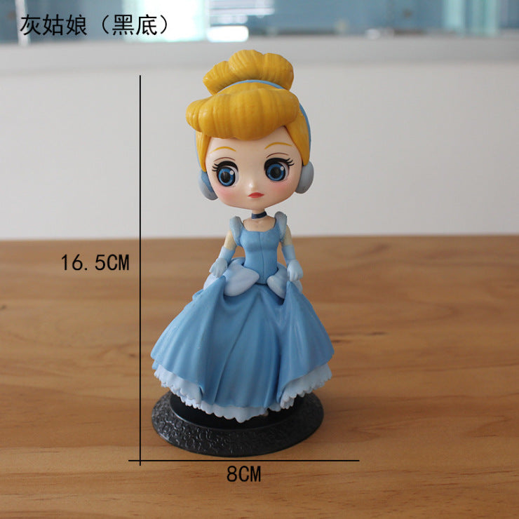 Cake Decorative Ornaments 2nd Generation Princess Elsa Princess Anna Hand-made Model Scene Decoration