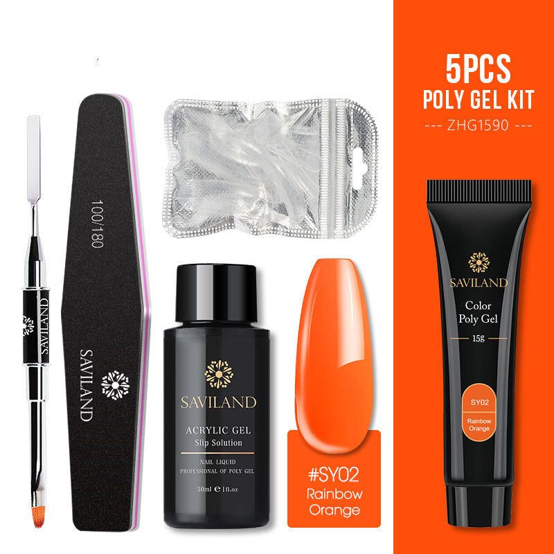 Kit de 5 piezas de gel arcoíris suave