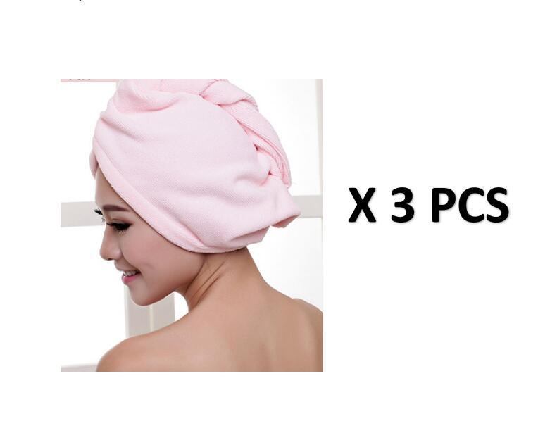 Gorro para secador de pelo para mujer, toalla absorbente para secar el cabello