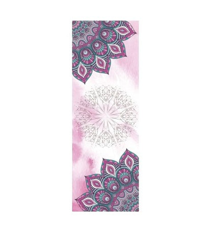 Toalla de yoga con estampado de hermoso patrón, nueva, antideslizante, portátil, para gimnasio, esterilla de yoga, toalla de pilates, funda para esterilla de yoga