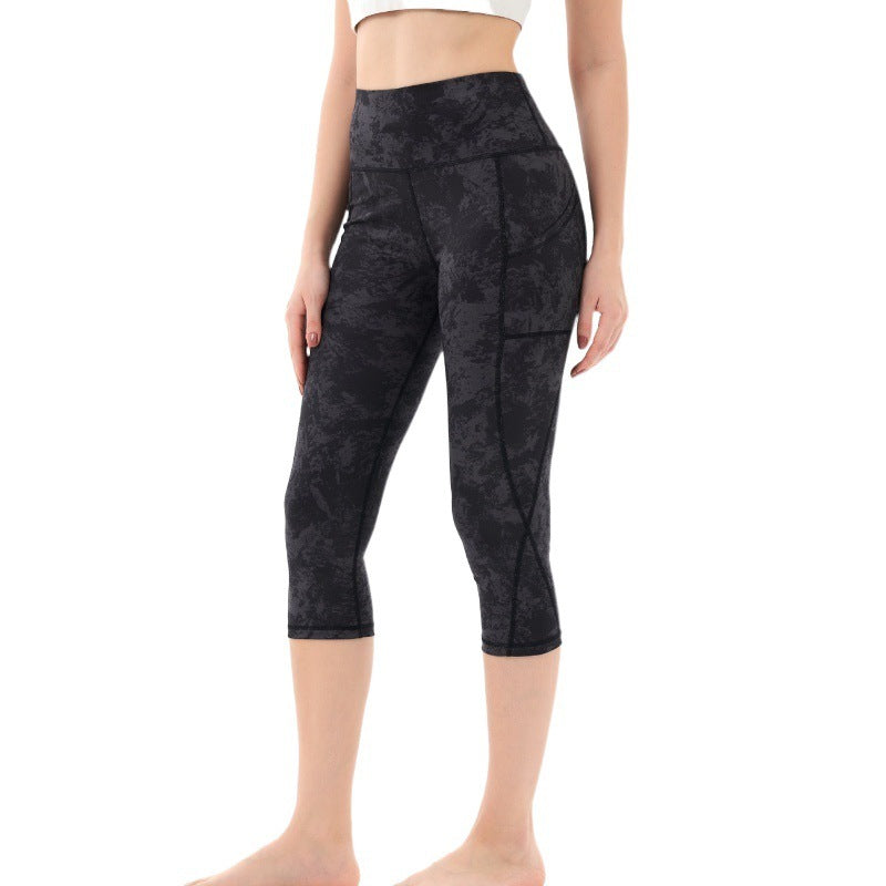 Pantalones cortos Ropa de yoga Leggings Pantalones de fitness estampados