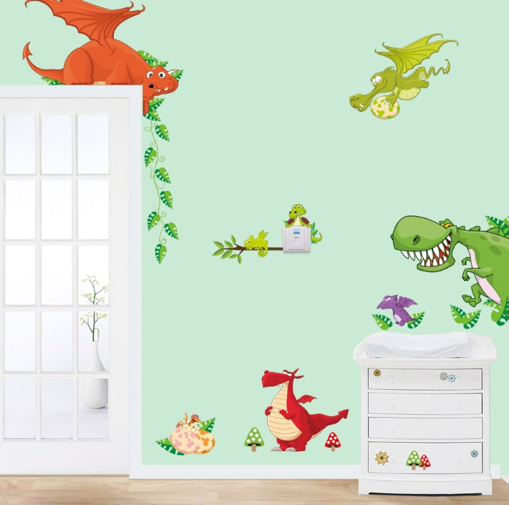 Pegatina decorativa para habitación infantil con bonitos animales