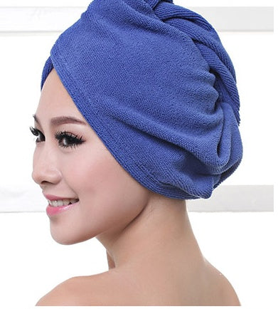 Gorro para secador de pelo para mujer, toalla absorbente para secar el cabello