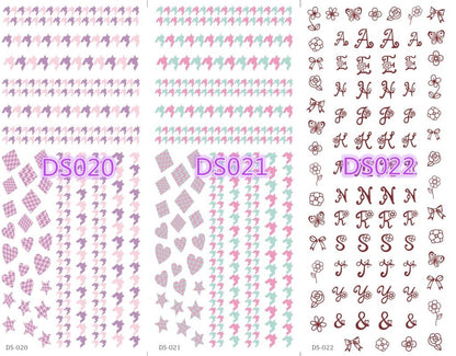 Watermark Sticker Decal Nail Sticker