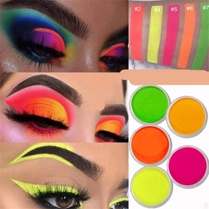 1/6PCS Neon Eyeshadow Loose Powder Pigment