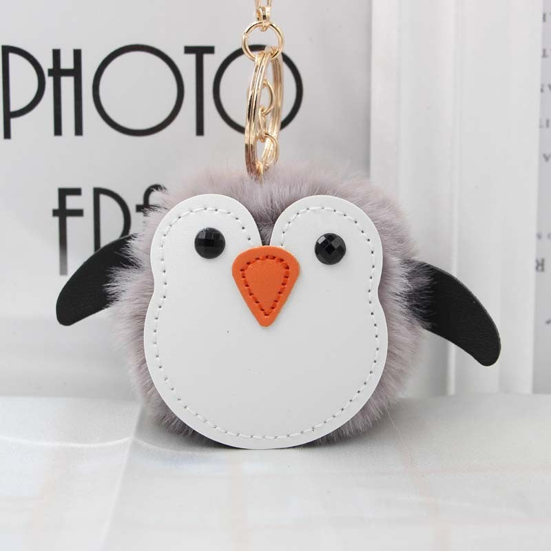 Creative Plush Handbag Pendant Keychain