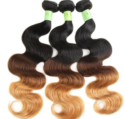 Paquete de cortina de cabello con ondas corporales Xuchang T1b27 Ombre