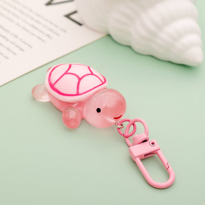 Luminous Little Turtle Keychain Cute Pendant