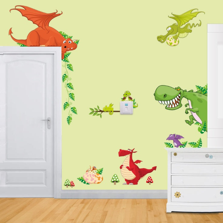 Pegatina decorativa para habitación infantil con bonitos animales