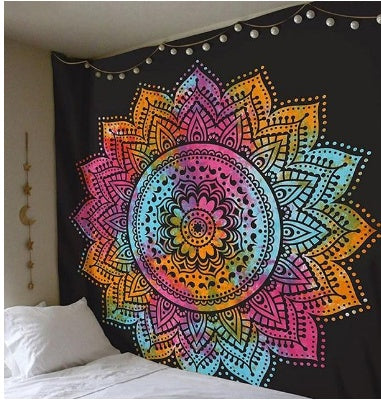 Nuevo tapiz para el hogar con estampado bohemio, decoración de pared para colgar en la pared, toalla de playa, manta de playa