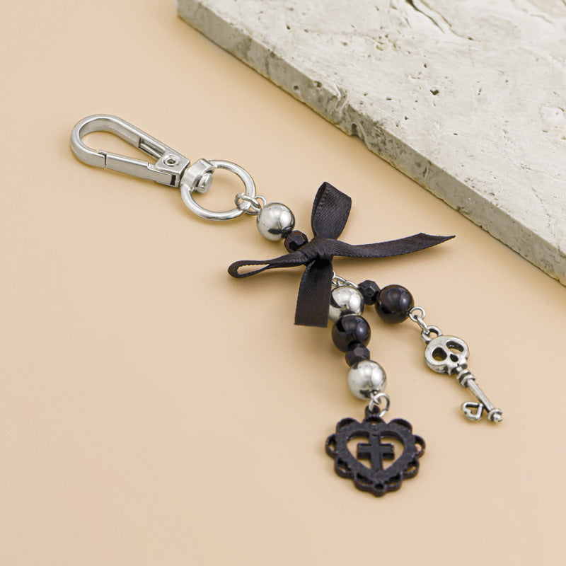 Bow Special Secret Chain Keychain Five-pointed Star Alloy