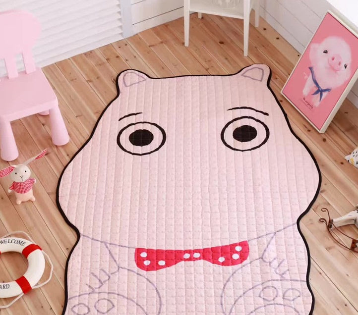 Alfombra de juegos para bebés, alfombra para niños, alfombra de felpa de tigre blanco para decoración de sala de estar, tapetes de desarrollo para niños