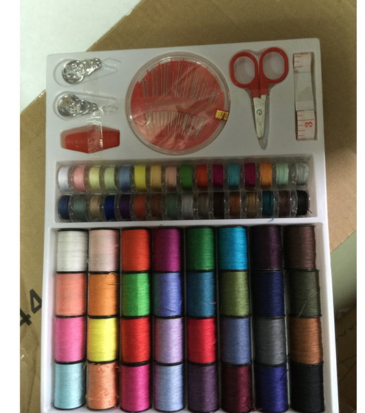 Juego de 64 rollos de hilo para máquina de coser de color, 0,16 kg