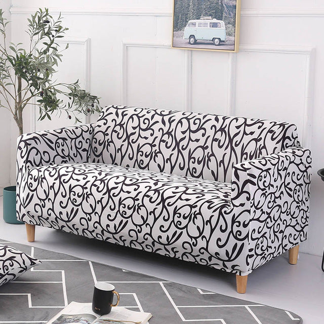 Elastic sofa cover