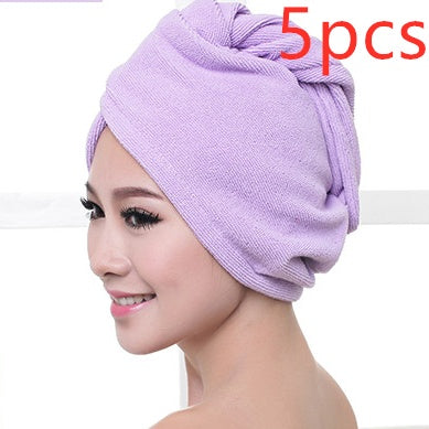 Gorro para secador de pelo para mujer, toalla absorbente para secar el cabello