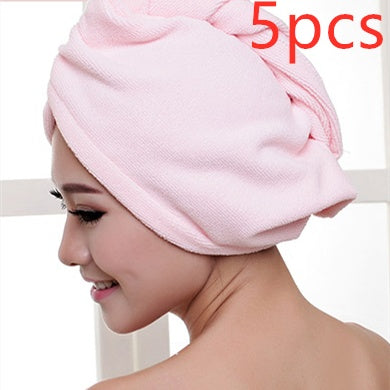 Gorro para secador de pelo para mujer, toalla absorbente para secar el cabello