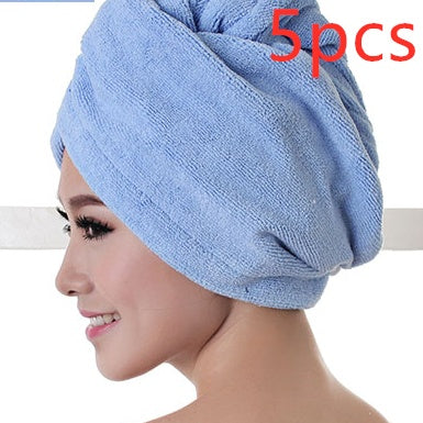 Gorro para secador de pelo para mujer, toalla absorbente para secar el cabello