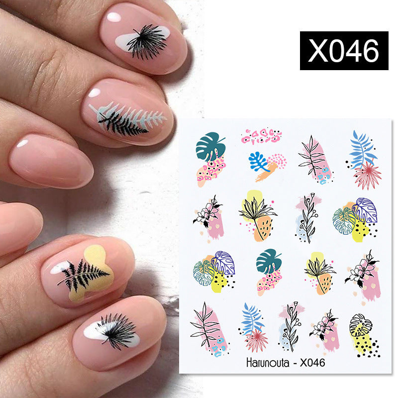 Fruit Animal Butterfly Flower Nail Sticker