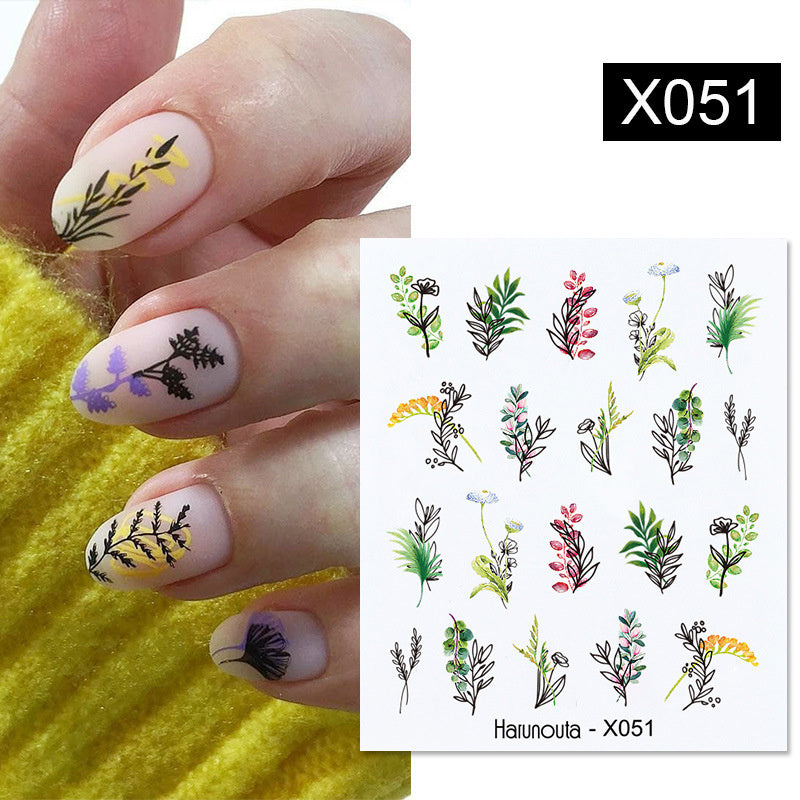 Fruit Animal Butterfly Flower Nail Sticker