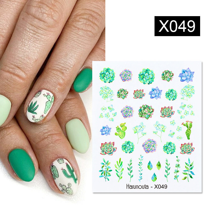 Fruit Animal Butterfly Flower Nail Sticker