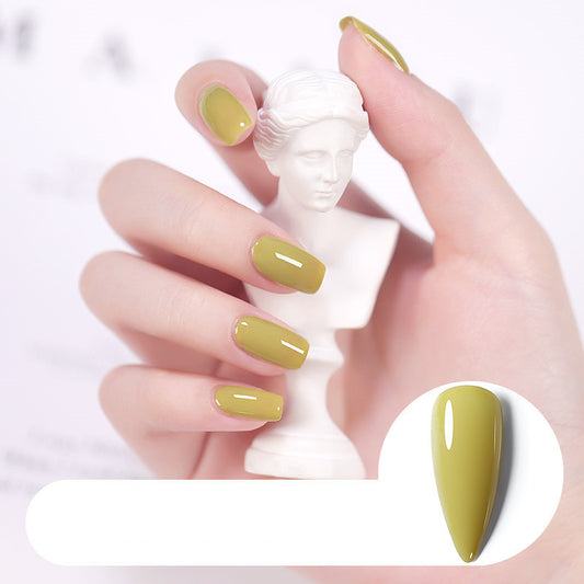 Pegamento para esmalte de uñas Barbie verde oscuro removible