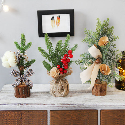 Adornos navideños pequeños de hierro forjado para árbol de Navidad