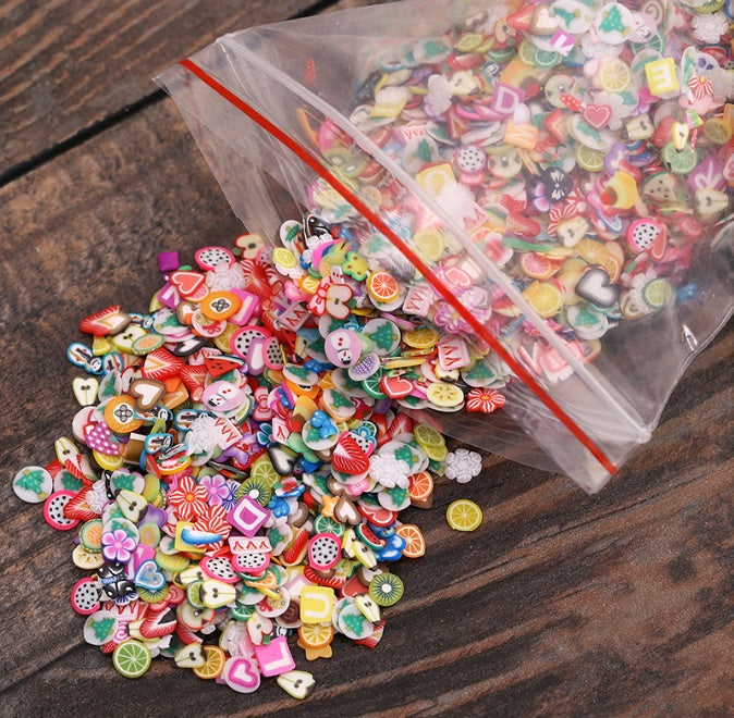 Nail Sticker Explosion Nail Art Jewelry Soft Fruit Piece Nail Sticker Mobile Phone Jewelry Accessories