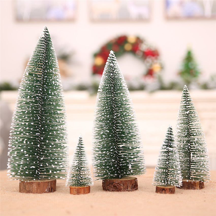 Christmas pine needle tree decoration