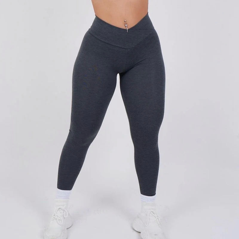 Pantalones deportivos para mujer que absorben la humedad en la cadera para hacer ejercicio en yoga