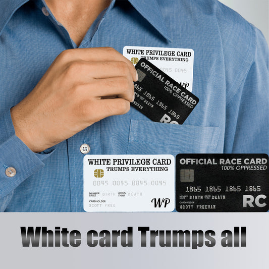 La tarjeta de crédito White Privilege Card supera a todo