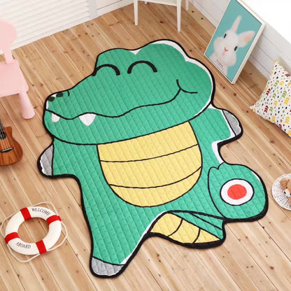 Alfombra de juegos para bebés, alfombra para niños, alfombra de felpa de tigre blanco para decoración de sala de estar, tapetes de desarrollo para niños