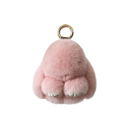 Cute Plush Doll Bunny Car Key Ring Pendant