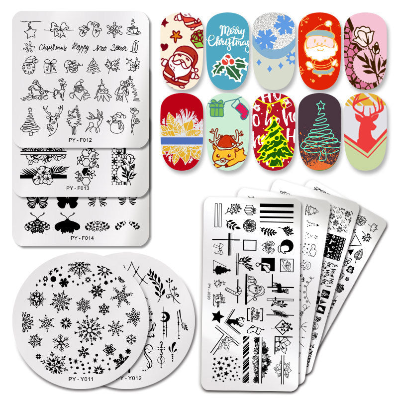 Nail Plate Printing Template Nail Transfer Printing Tool