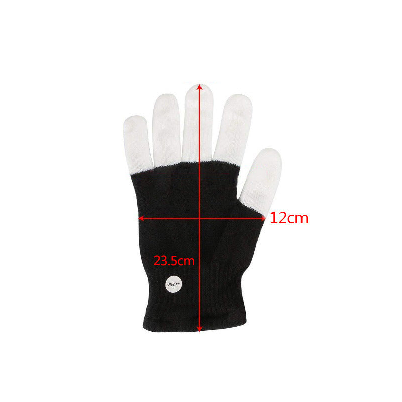 Guantes luminosos LED Guantes luminosos arcoíris