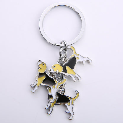 Little Creative Gifts Metal Key Ring Pet Dog Keychain Pendant