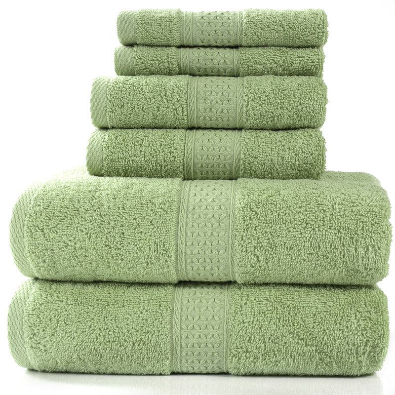 Cotton absorbent towel set of 3 pieces and 6 pieces