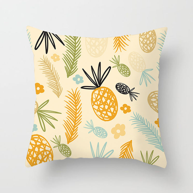 Funda de cojín para sofá con decoración de frutas para el hogar