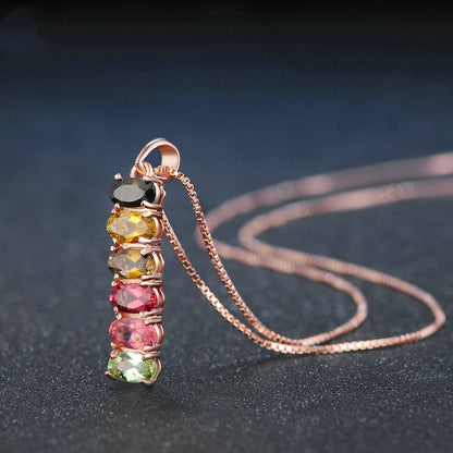 Natural tourmaline jewelry