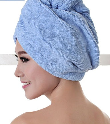 Gorro para secador de pelo para mujer, toalla absorbente para secar el cabello