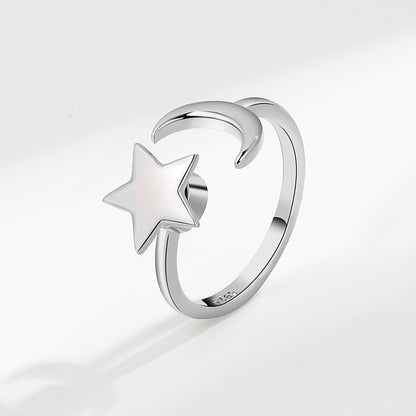 S925 Sterling Silver New Style XINGX Spinning Ring Female