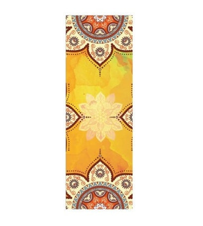 Toalla de yoga con estampado de hermoso patrón, nueva, antideslizante, portátil, para gimnasio, esterilla de yoga, toalla de pilates, funda para esterilla de yoga