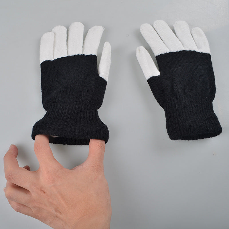 Guantes luminosos LED Guantes luminosos arcoíris